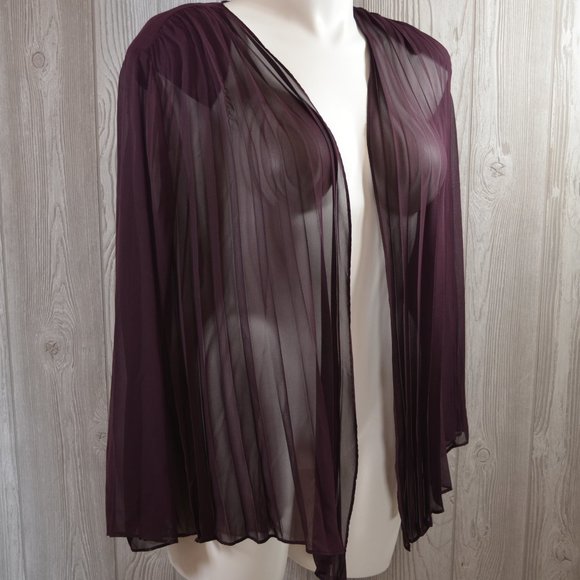 SL Fashions Tops - SL Fashions Sheer cardigan PLUS SIZE 20W